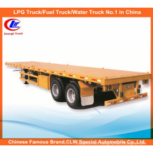 40ft 2 Axle Container Loading Flatbed Trailer Flatbed Semi Trailer